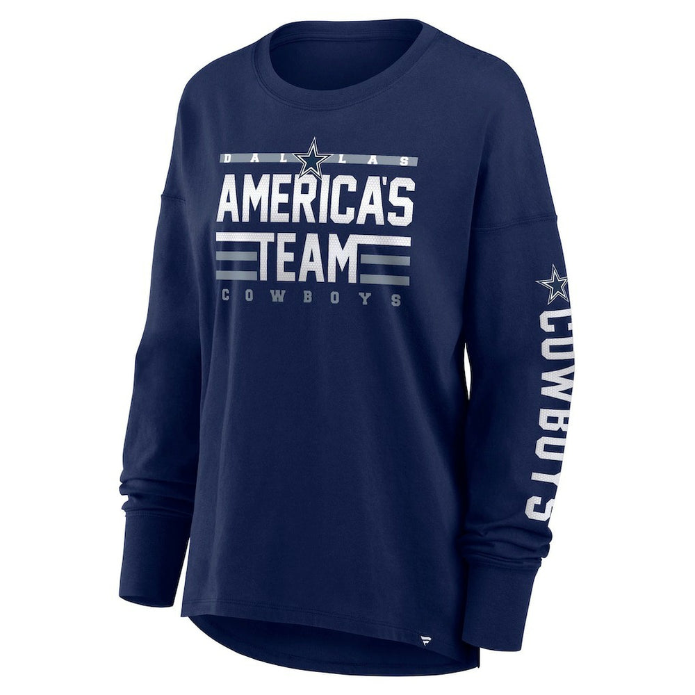 Dallas Cowboys Women's Hometown Legacy Long Sleeve T-Shirt Navy