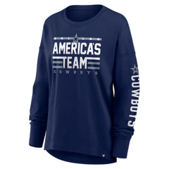 Dallas Cowboys Women's Hometown Legacy Long Sleeve T-Shirt Navy