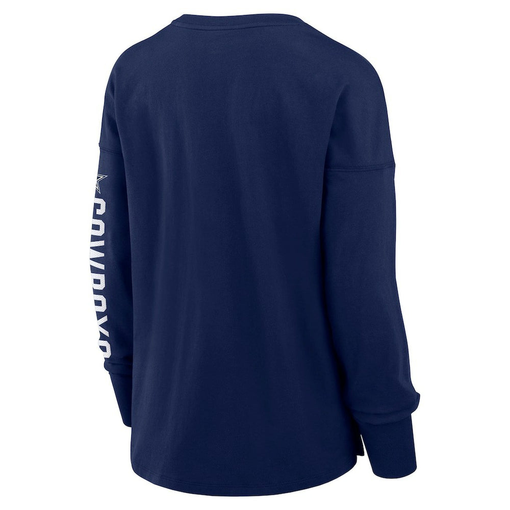 Dallas Cowboys Women's Hometown Legacy Long Sleeve T-Shirt Navy