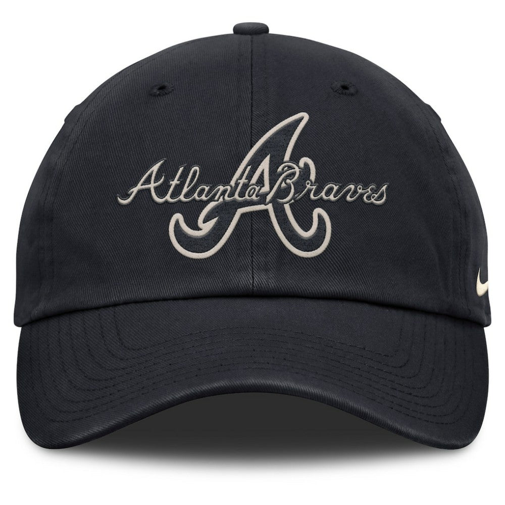 Atlanta Braves Nike Statement Club Adjustable Hat - Navy Hats