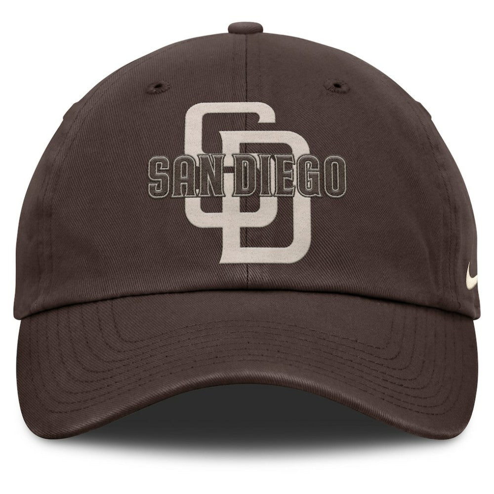 San Diego Padres Nike Statement Club Adjustable Hat - Brown Hats