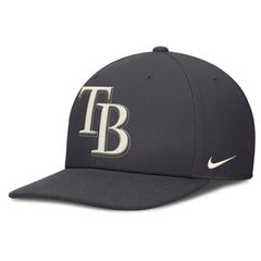 Tampa Bay Rays Nike Statement Pro Snapback Hat - Anthracite Hats