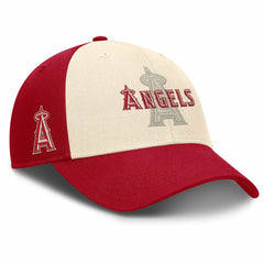 Los Angeles Angels Nike Statement Club Performance Adjustable Hat - Red/Natural Hats