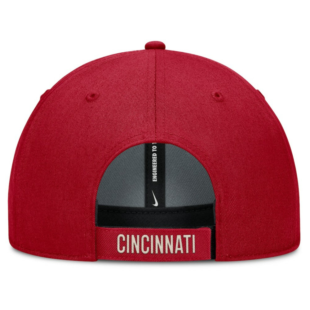 Cincinnati Reds Nike Statement Club Performance Adjustable Hat - Red/Natural Hats