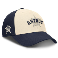 Houston Astros Nike Statement Club Performance Adjustable Hat - Navy/Natural Hats