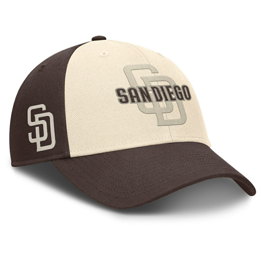 San Diego Padres Nike Statement Club Performance Adjustable Hat - Brown/Natural Hats