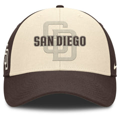San Diego Padres Nike Statement Club Performance Adjustable Hat - Brown/Natural Hats