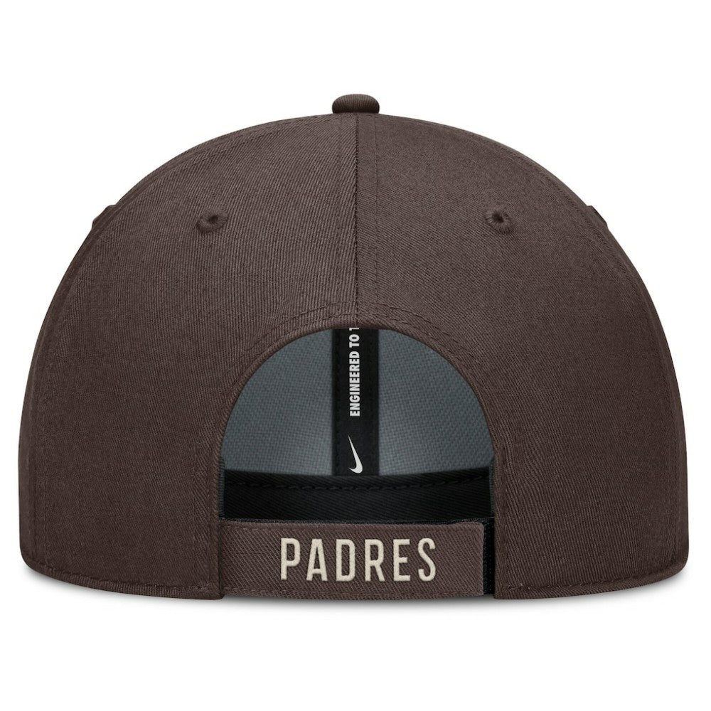 San Diego Padres Nike Statement Club Performance Adjustable Hat - Brown/Natural Hats