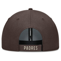 San Diego Padres Nike Statement Club Performance Adjustable Hat - Brown/Natural Hats