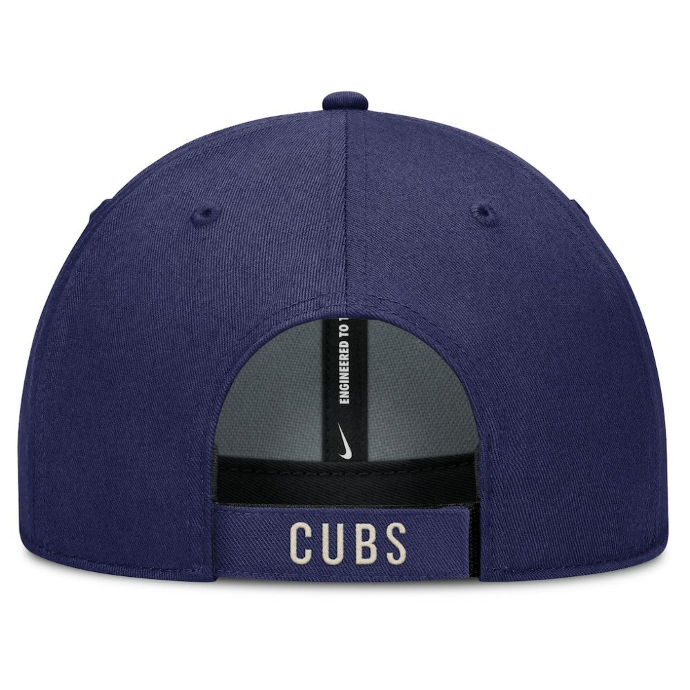 Chicago Cubs Nike Statement Club Performance Adjustable Hat - Royal/Natural Hats
