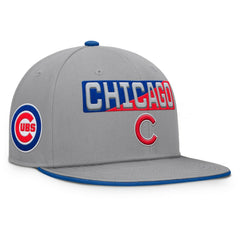 Chicago Cubs Fanatics Punchout Snapback Hat - Gray Hats