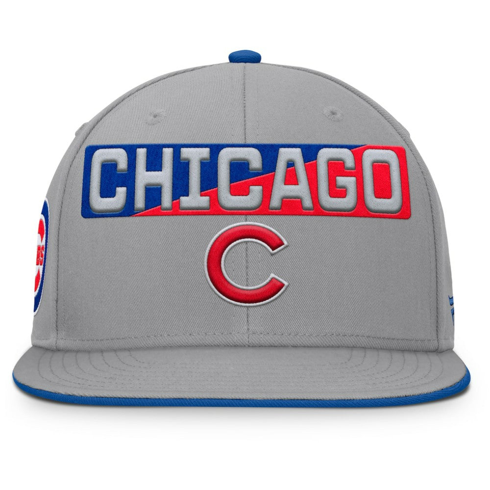 Chicago Cubs Fanatics Punchout Snapback Hat - Gray Hats