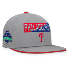 Philadelphia Phillies Fanatics Punchout Snapback Hat - Gray Hats