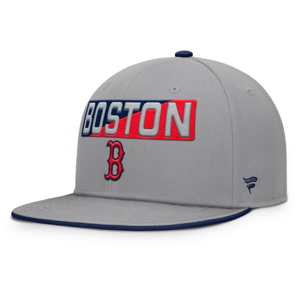 Boston Red Sox Fanatics Punchout Snapback Hat - Gray Hats
