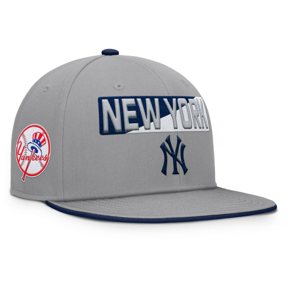 New York Yankees Fanatics Punchout Snapback Hat - Gray Hats