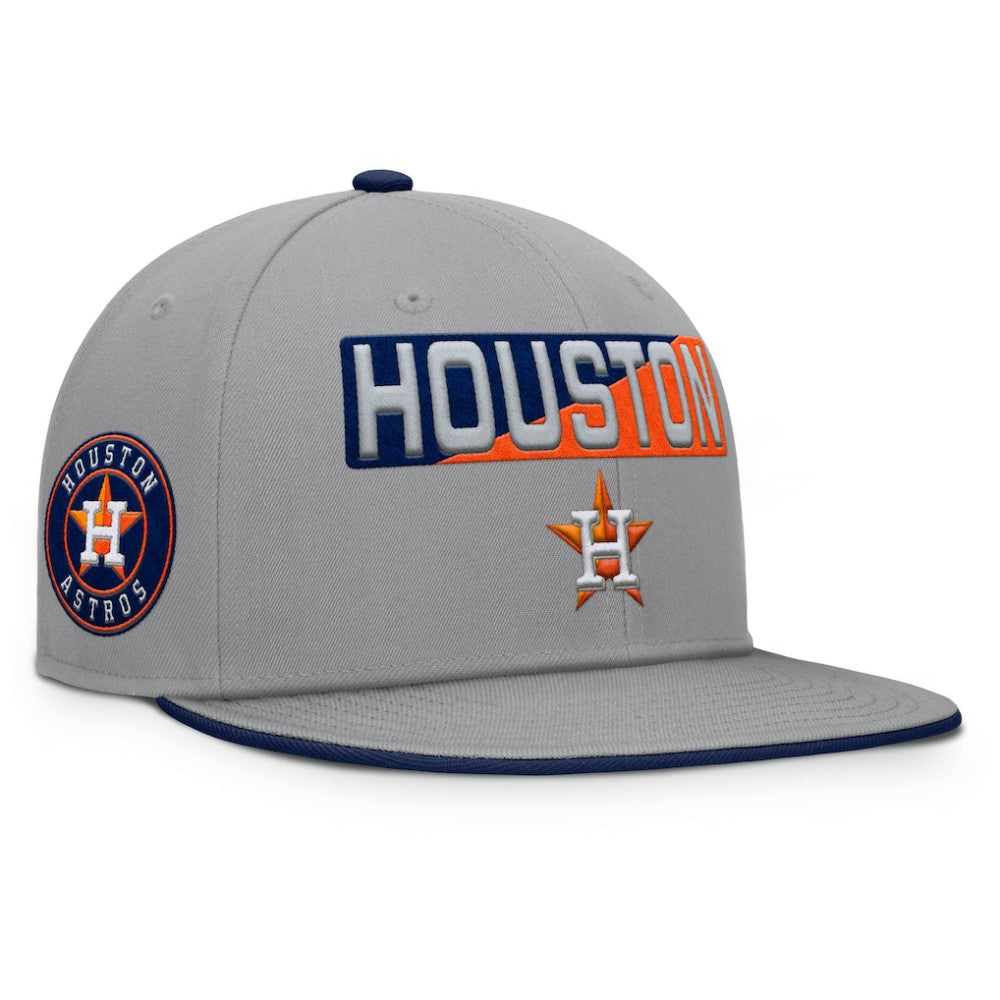 Houston Astros Fanatics Punchout Snapback Hat - Gray Hats