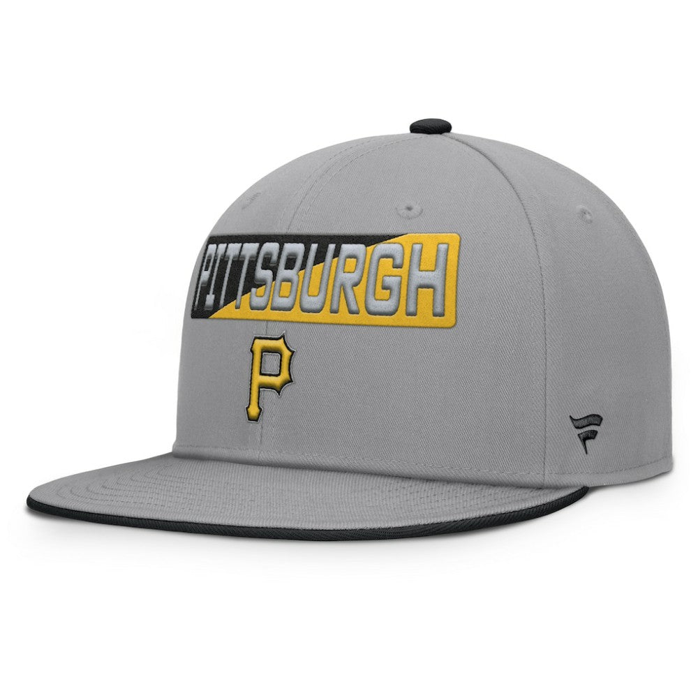 Pittsburgh Pirates Fanatics Punchout Snapback Hat - Gray Hats