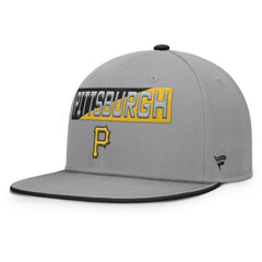 Pittsburgh Pirates Fanatics Punchout Snapback Hat - Gray Hats