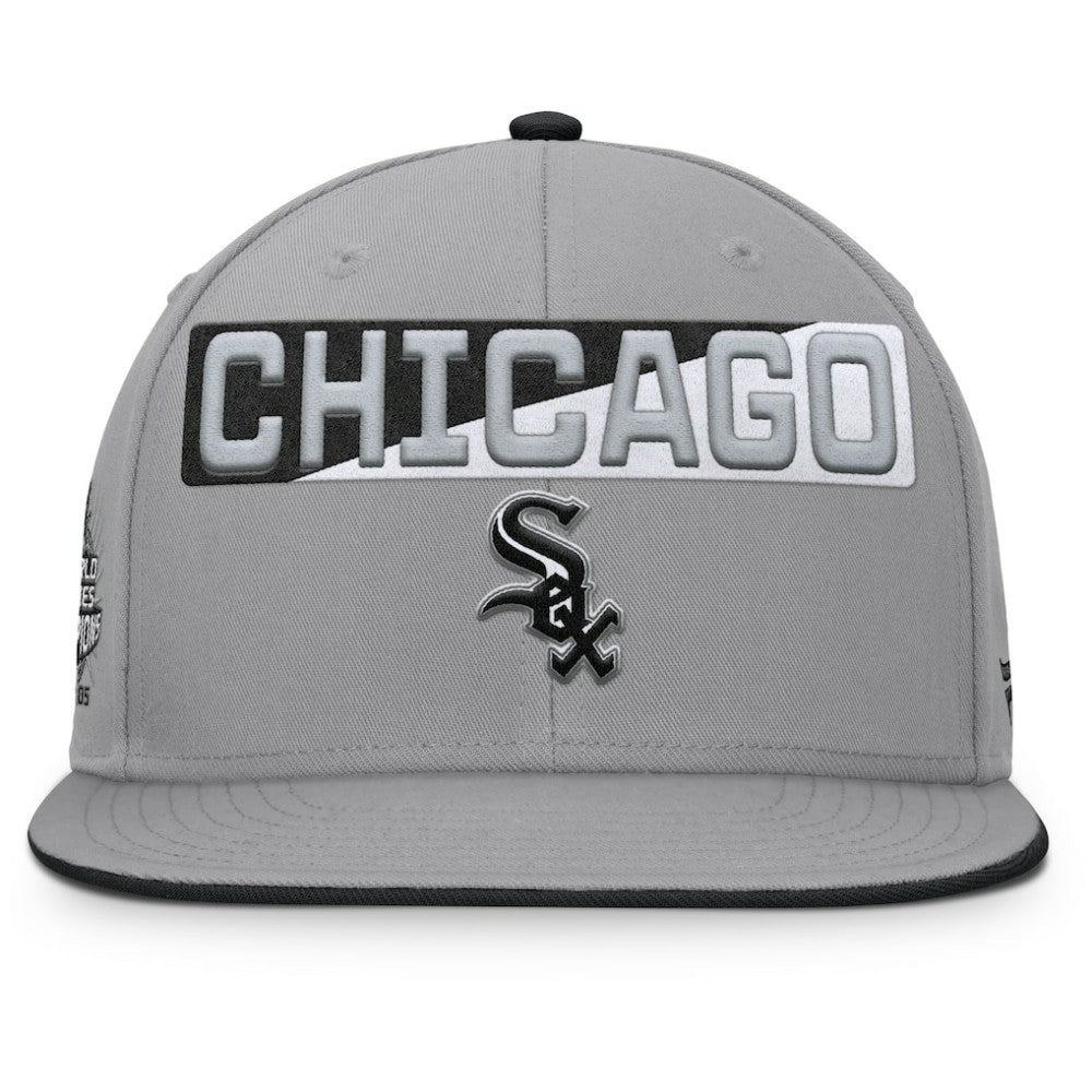 Chicago White Sox Fanatics Punchout Snapback Hat - Gray Hats