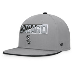Chicago White Sox Fanatics Punchout Snapback Hat - Gray Hats