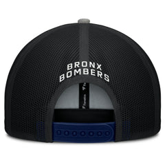 New York Yankees Fanatics Cutoff Adjustable Trucker Hat - Navy/Gray Hats