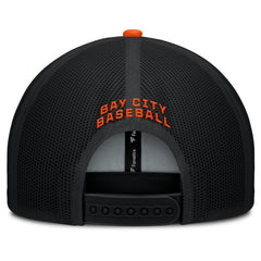 San Francisco Giants Fanatics Cutoff Adjustable Trucker Hat - Black/Orange Hats