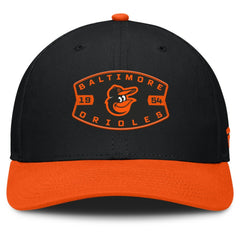 Baltimore Orioles Fanatics Cutoff Adjustable Trucker Hat - Black/Orange Hats