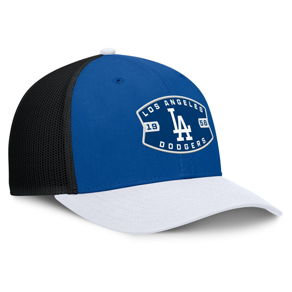 Los Angeles Dodgers Fanatics Cutoff Adjustable Trucker Hat - Royal/White Hats