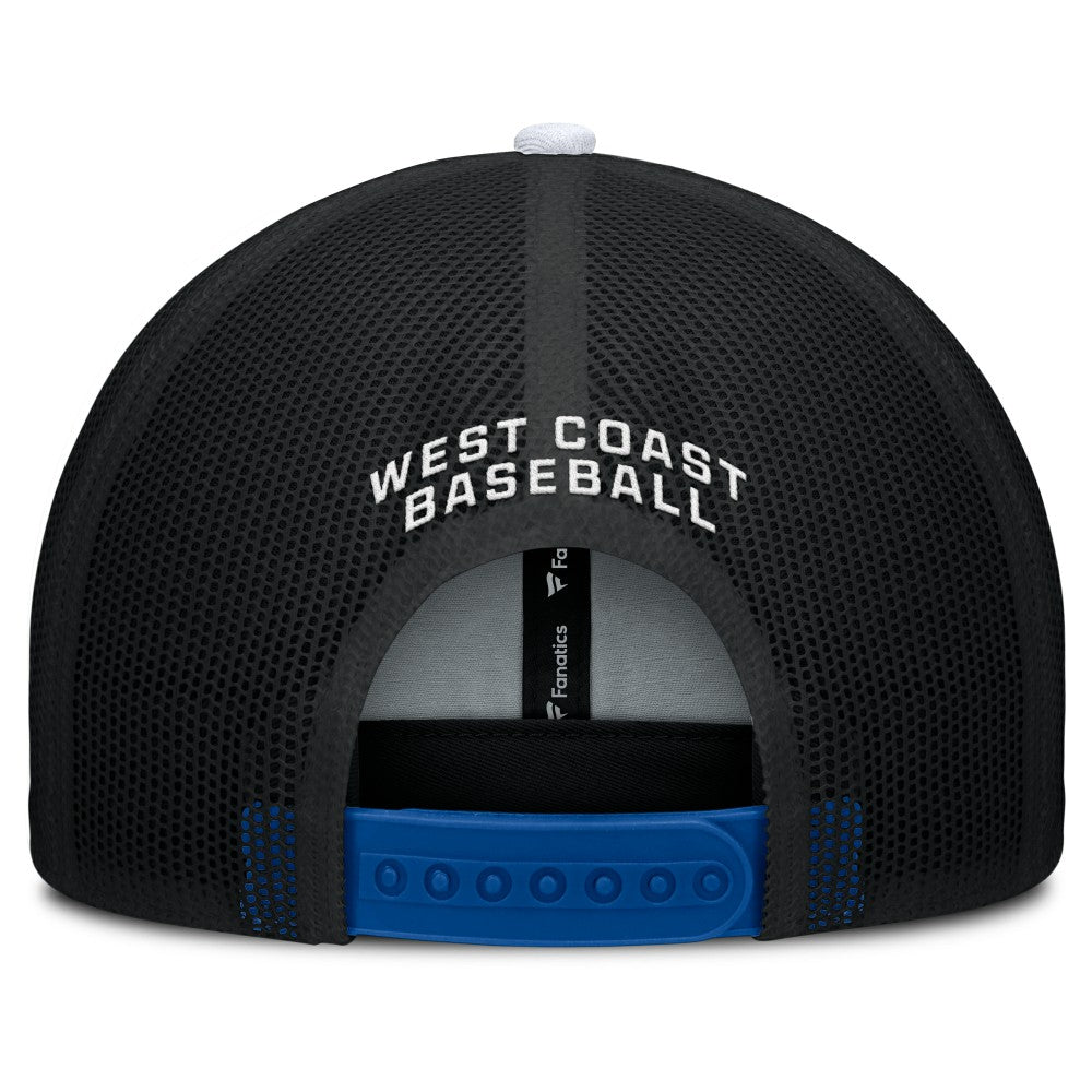 Los Angeles Dodgers Fanatics Cutoff Adjustable Trucker Hat - Royal/White Hats
