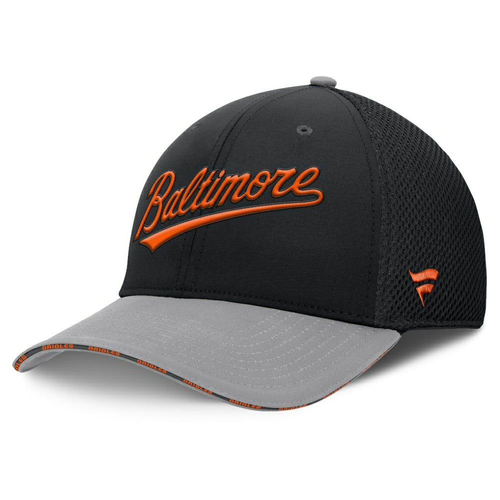 Baltimore Orioles Fanatics Pennant Flex Hat - Black/Gray Hats