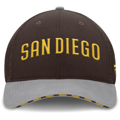 San Diego Padres Fanatics Pennant Flex Hat - Brown/Gray Hats