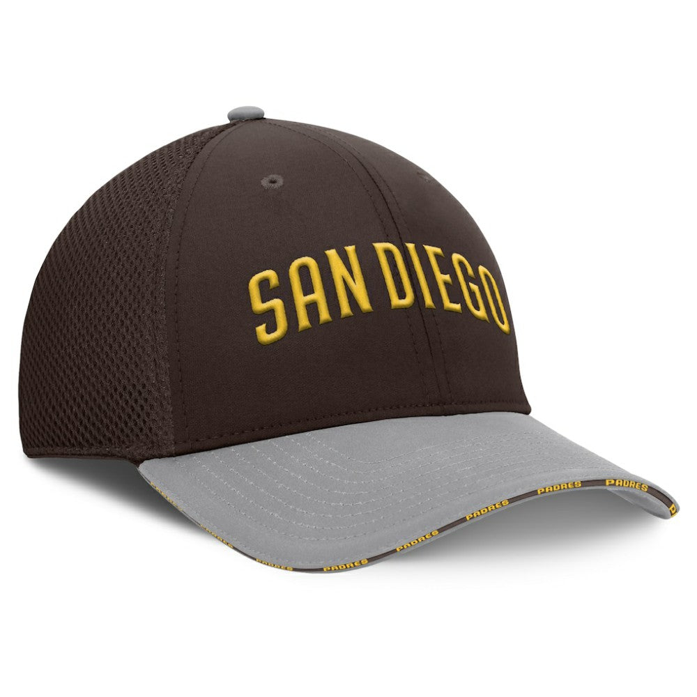 San Diego Padres Fanatics Pennant Flex Hat - Brown/Gray Hats