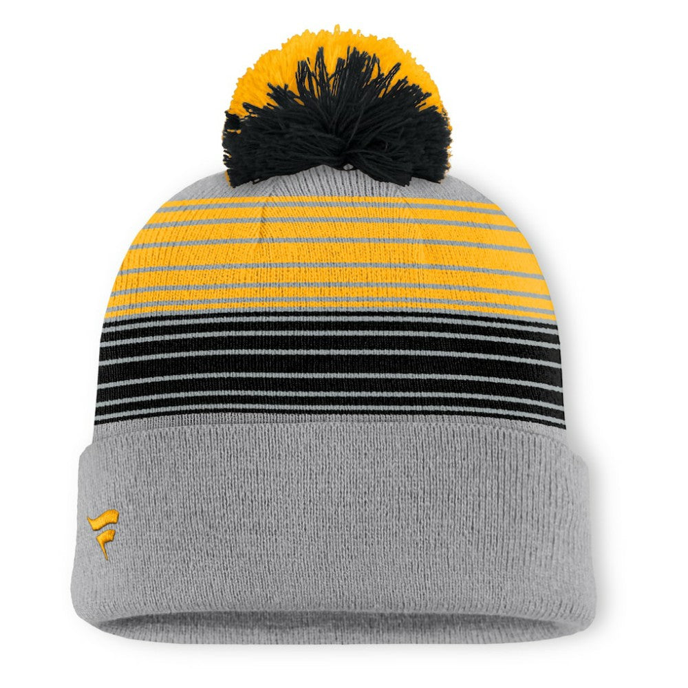 Pittsburgh Pirates Fanatics Balk Cuffed Knit Hat with Pom - Gray Hats