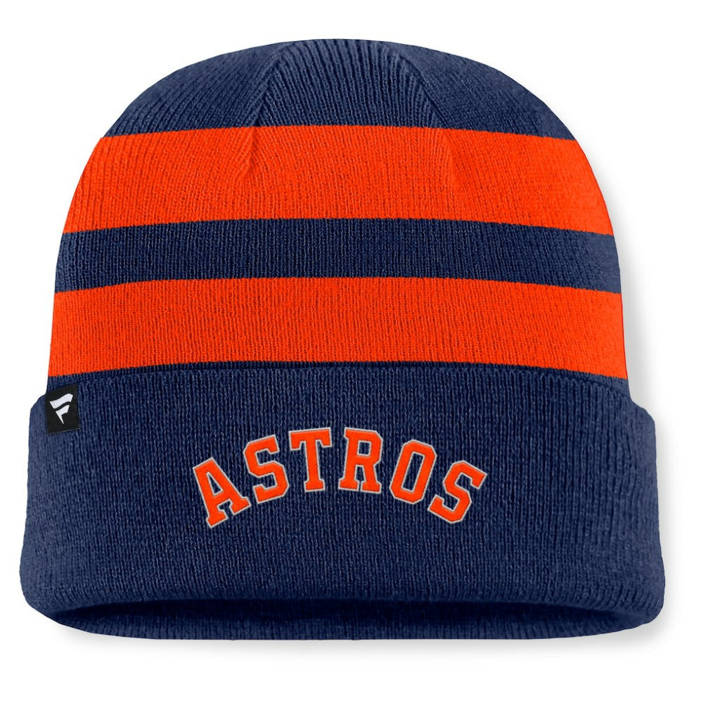Houston Astros Fanatics Baseline Cuffed Knit Hat - Navy Hats