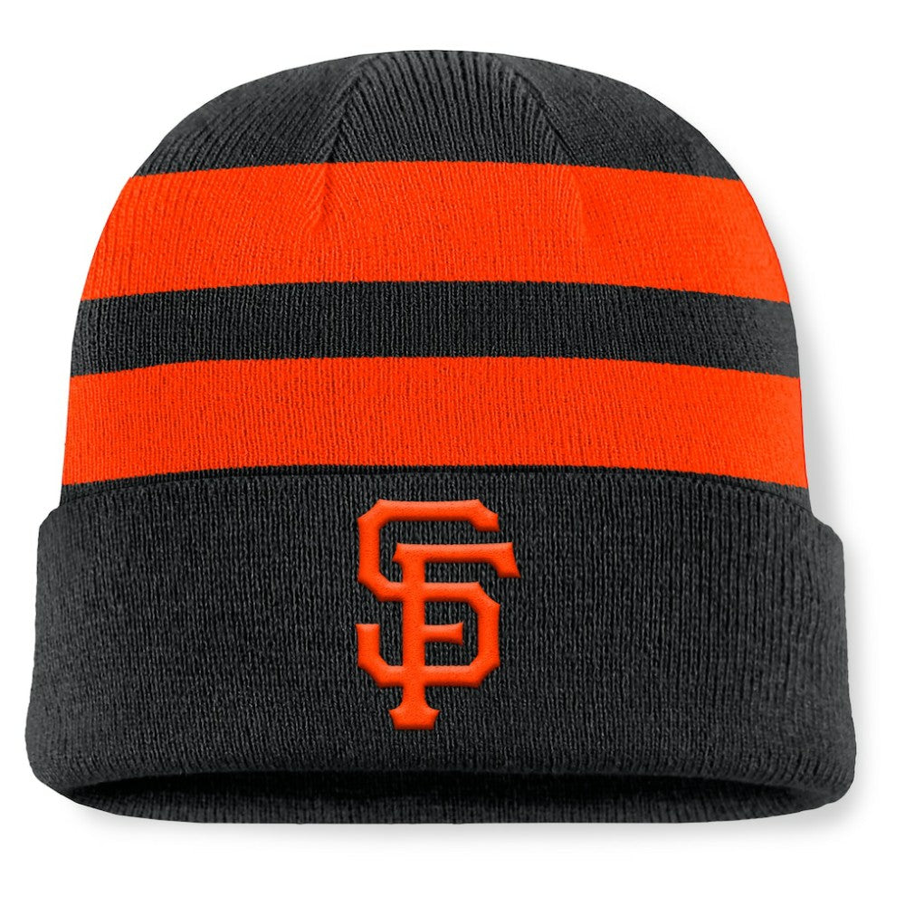 San Francisco Giants Fanatics Baseline Cuffed Knit Hat - Black Hats