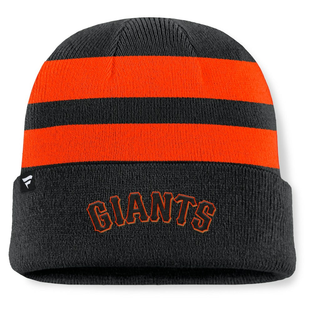San Francisco Giants Fanatics Baseline Cuffed Knit Hat - Black Hats