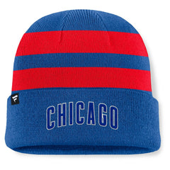 Chicago Cubs Fanatics Baseline Cuffed Knit Hat - Royal Hats