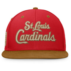 St. Louis Cardinals Fanatics Splinter Fitted Hat - Red/Tan Hats