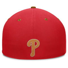 Philadelphia Phillies Fanatics Splinter Fitted Hat - Red/Tan Hats