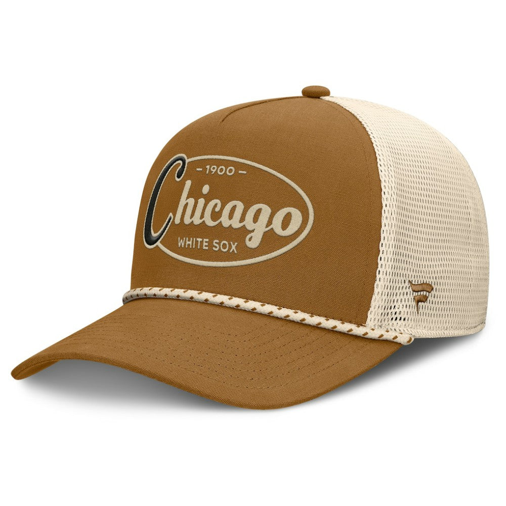 Chicago White Sox Fanatics A-Frame Trucker Adjustable Hat - Brown Hats