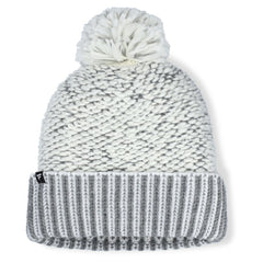 Pittsburgh Pirates Fanatics Women's Hangtime Cuffed Knit with Pom - Heather Gray