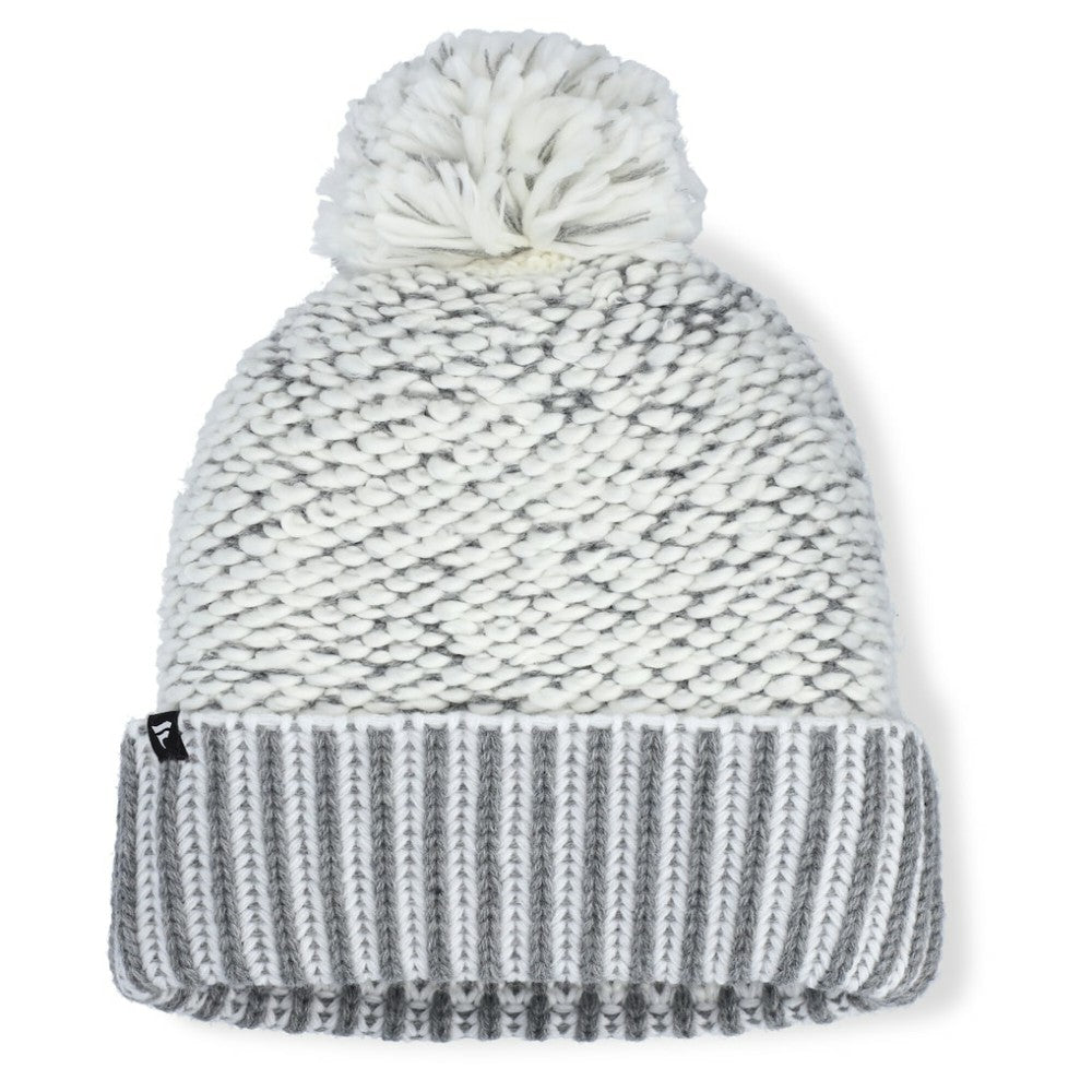 San Francisco Giants Fanatics Women's Hangtime Cuffed Knit with Pom - Heather Gray