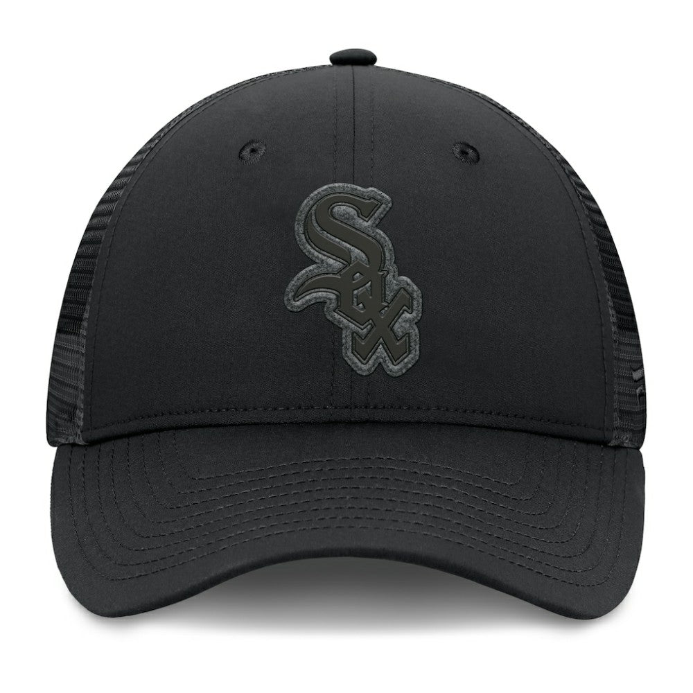 Chicago White Sox Fanatics Launch Adjustable Trucker Hat - Black Hats