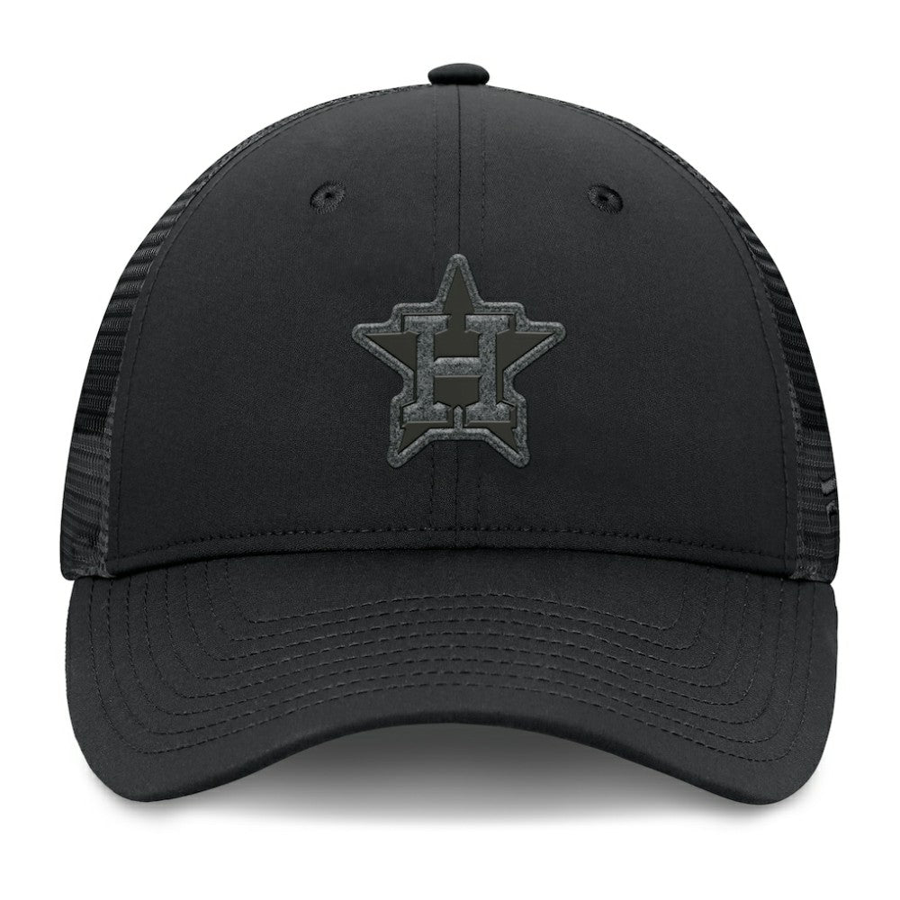 Houston Astros Fanatics Launch Adjustable Trucker Hat - Black Hats