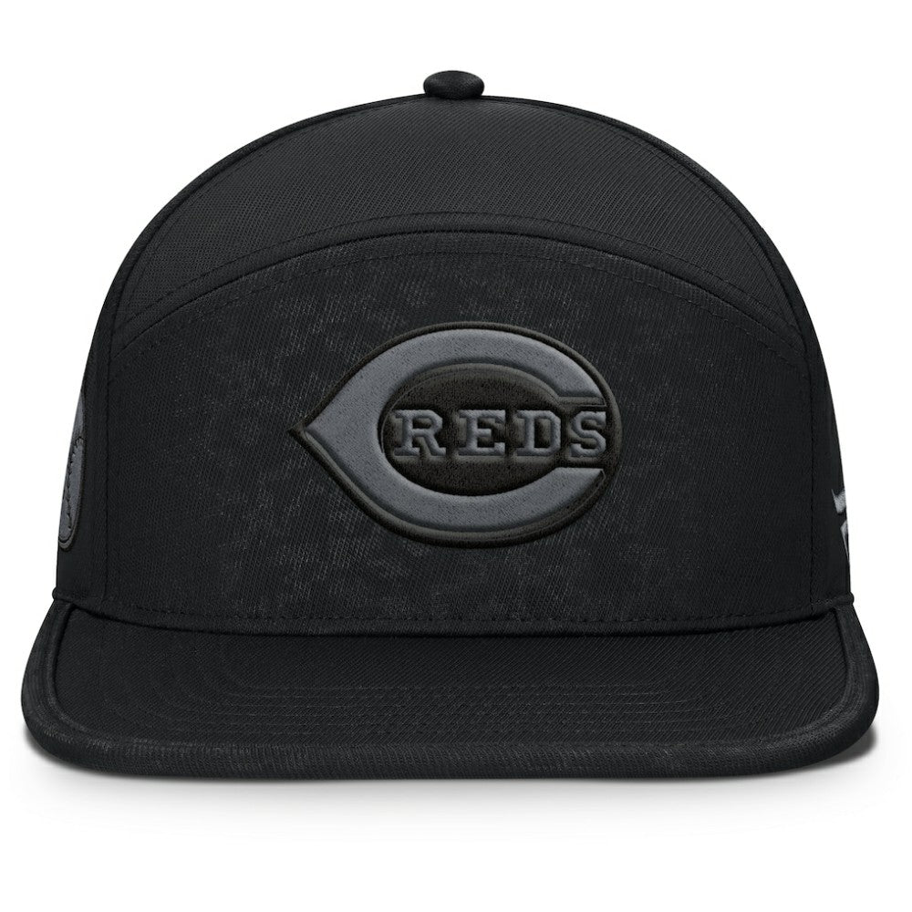 Cincinnati Reds Fanatics Platoon Snapback Hat - Black Hats