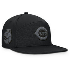 Cincinnati Reds Fanatics Platoon Snapback Hat - Black Hats
