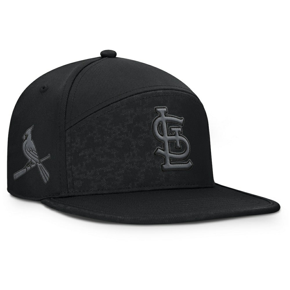 St. Louis Cardinals Fanatics Platoon Snapback Hat - Black Hats