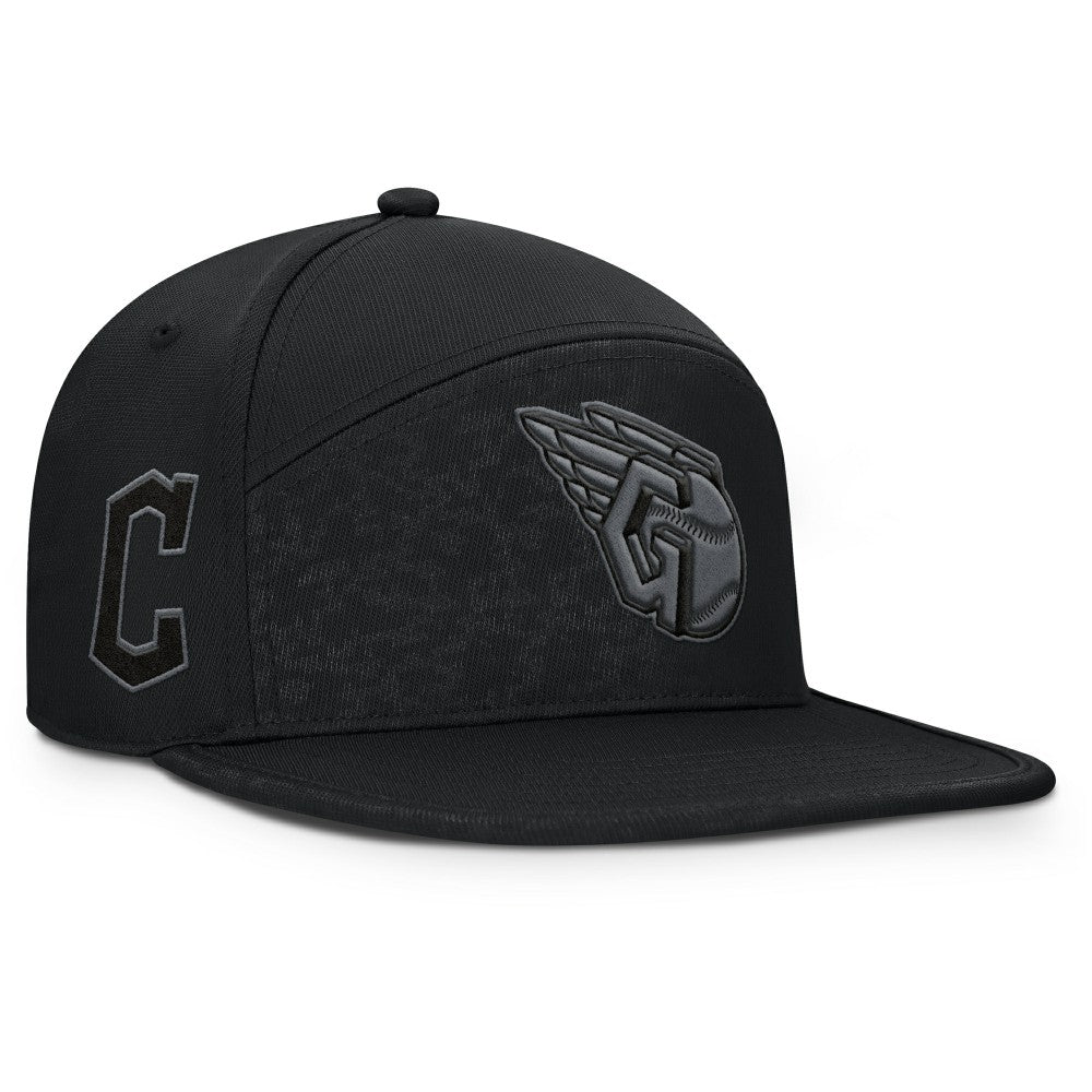 Cleveland Guardians Fanatics Platoon Snapback Hat - Black Hats