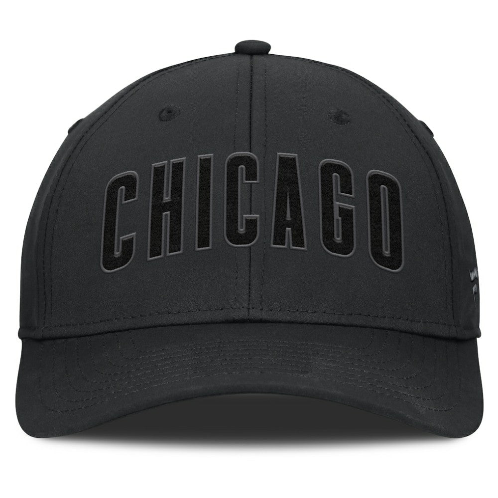 Chicago Cubs Fanatics Overpower Flex Hat - Black Hats