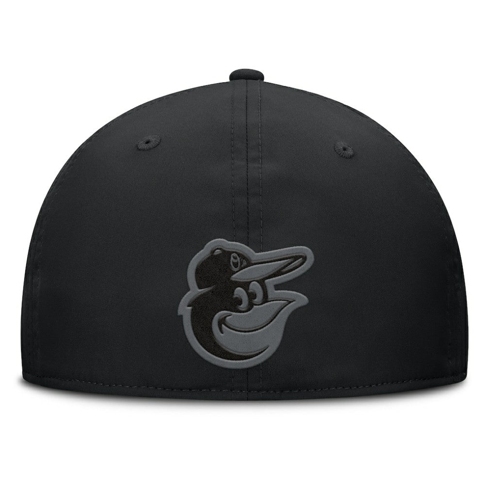 Baltimore Orioles Fanatics Overpower Flex Hat - Black Hats